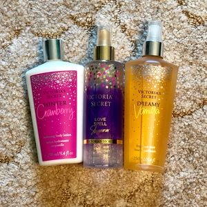 Victoria’s Secret lotion and mists